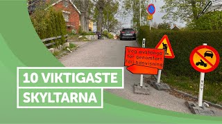 Ta Körkort  10 Vanligaste Skyltarna [upl. by Ana597]