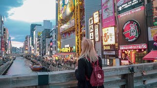 One Day in OSAKA JAPAN  Our Itinerary for Main Attractions [upl. by Sihtam]