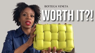 Bottega Veneta Chain Cassette Bag Review and Styling  Kiwi Color Bag with Gold Chain [upl. by Trinetta]