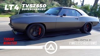 650HP 1969 Camaro  LT4 Powered Restomod [upl. by Lalad]