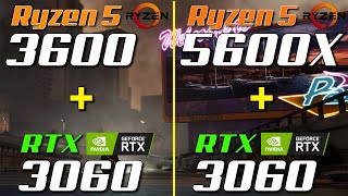 Ryzen 5 3600 vs Ryzen 5 5600X  RTX 3060  Will it Bottleneck [upl. by Malas]