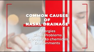 Solving Nasal Drainage Issues [upl. by Aicnelev275]