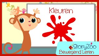 Bewegend leren  Kleuren 🔴🟡🟣 [upl. by Gombosi832]