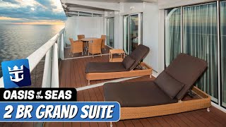 Oasis of the Seas  2BR Grand Suite Tour amp Review 4K  Royal Caribbean Cruise [upl. by Elkin846]