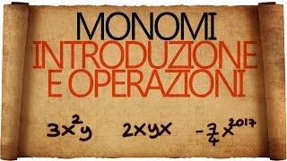 Monomi  Introduzione e Operazioni [upl. by Kushner289]