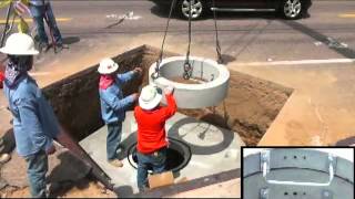 Manhole Installation Training Video  By Distribution Design Consultants 33557550 112393530 [upl. by Sirac]