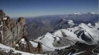 Climb of Aconcagua 360°  16 days in 5 minutes [upl. by Abihsot483]