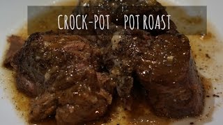 Slow Cooker Crock Pot POT ROAST  Margot Brown [upl. by Phira848]