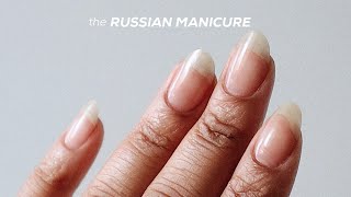 RUSSIAN MANICURE AT HOME  The DIY Dry Manicure [upl. by Chang]