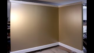 How to Apply a Uniform Coat of Metallic Paint to Walls  Golden Paintworks® [upl. by Barmen775]