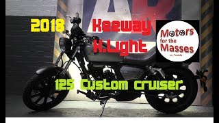 2018 Keeway K Light 125 Review [upl. by Hunt387]