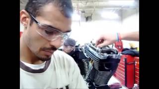 Part 07 How to install Adjustable Pushrods Harley Davidson EVO SampS Jims Revtech [upl. by Novihc]