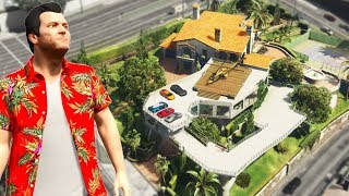 GTA 5  Michael UPGRADES his HOUSE Billionaire Mod [upl. by Lavelle]