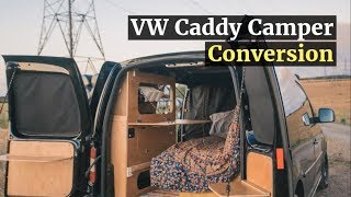 012 VW Caddy Camper Conversion  Inspiring Builds [upl. by Aihseuqal]