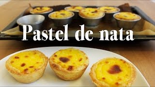 Pastel de Nata recipe  Portuguese Egg Tart [upl. by Oznofla]