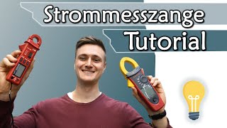 Strommesszange Tutorial Bedienung und Messungen  Geräte 3 [upl. by Kcerb]