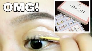 ICONSIGN LASH LIFT UPGRADED VERSION  DIY Lash Lift Tutorial [upl. by Atok]