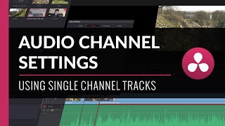 Audio Track amp Channel Settings  Davinci Resolve Tutorial [upl. by Kelcie620]