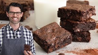 Fudgy Chocolate Brownies Recipe [upl. by Fransen]