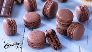 French Chocolate Macarons Recipe [upl. by Hufnagel]