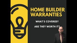 New Home Warranty  Whats Really Covered by the home builders warranty [upl. by Shepperd495]