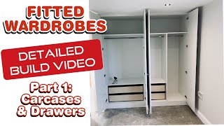 How not to Install Wardrobes in a Day Part 1 Carcases amp Drawers [upl. by Mahgirb88]