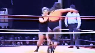 Rusty Blair Vs Hellcat Haggerty  RARE MATCH  Classic British Womens Wrestling  Restored 1080p [upl. by Fredella]