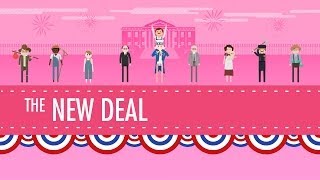 The New Deal Crash Course US History 34 [upl. by Noraha206]