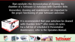 Cleaning Maintenance Daily and Weekly  Tuttnauer EZ Autoclave [upl. by Seaver391]