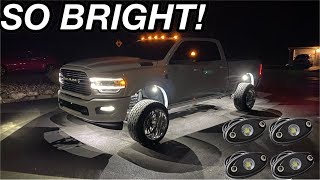 HOW TO INSTALL LED ROCK LIGHTS THE RIGHT WAY [upl. by Bronez]