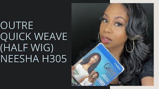 Outre Quick Weave Half Wig Neesha H305 [upl. by Salli]