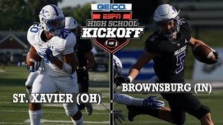 St Xavier OH vs Brownsburg IN Football  ESPN Broadcast Highlights [upl. by Dnalloh330]