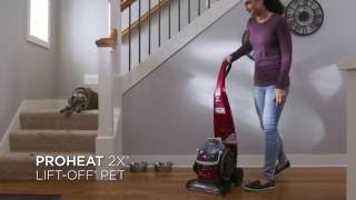 ProHeat 2X® LiftOff® Pet Upright Carpet Cleaner [upl. by Naujal46]