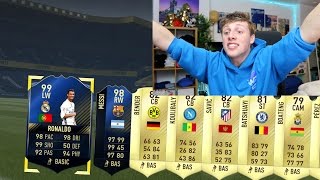 TOTY RONALDO  TOTY MESSI IN THE SAME PACK OPENING  FIFA 17 [upl. by Baptista]