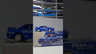 POPRACE Nissan Skyline GTR R32 Calsonictanhcollectorpopracenissangtrr32shortsdiecast64164 [upl. by Kawasaki213]