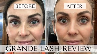 Grande Lash BEFORE AND AFTER  Review 2 month trial thoughts [upl. by Douville166]