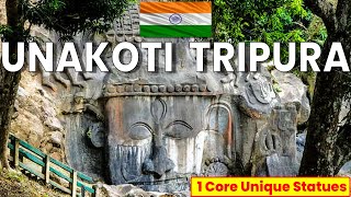 Mystical Sculptures of Unakoti India  Unakoti Tripura Tour  India [upl. by Mobley]