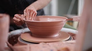 How to Throw and Trim Large Stoneware Bowls — Narrated Version [upl. by Swartz]