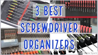 3 of the BEST Screwdriver Organizers How to Stay Organized [upl. by Sanoj]