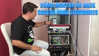 Cómo montar un rack casero para servidores [upl. by Ahsienat]