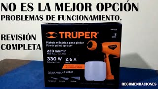 Pistola Eléctrica Para Pintar TRUPER  PIPI33E  Revisión Completa [upl. by Nyrahtak]