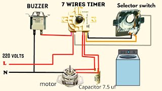 Complete Washing Machine Wiring Diagram [upl. by Aili]