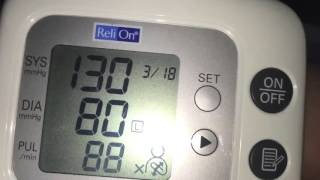 RELION VS OMRON WRIST BLOOD PRESSURE MONITOR [upl. by Telfer]