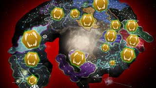 I Simulated 18 Devouring Swarm Stellaris Empires [upl. by Hochman826]