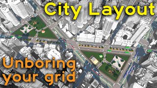 This Realistic ROAD LAYOUT Really Works in Cities Skylines  More Money Less Traffic [upl. by Ummersen]