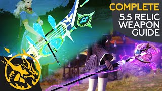 Complete FFXIV Shadowbringers Relic Weapon Guide 558 [upl. by Gnex683]