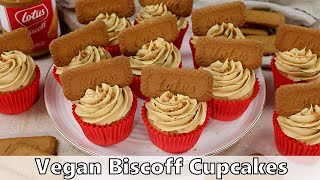 Vegan Biscoff Cupcakes Recipe [upl. by Meng]