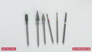 Electric Nail Drill Bits Explained for Dry Manicure [upl. by Mall874]