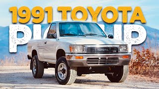 1991 Toyota Pickup Review  A Truck Packed with Character [upl. by Bierman]