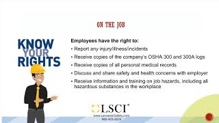 Employee Rights Under OSHA [upl. by Lleunamme668]